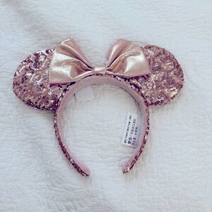 Disney Parks Rose Gold Minnie ears